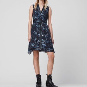 All Saints Jayda Evolution Skeleton & Snake Dress